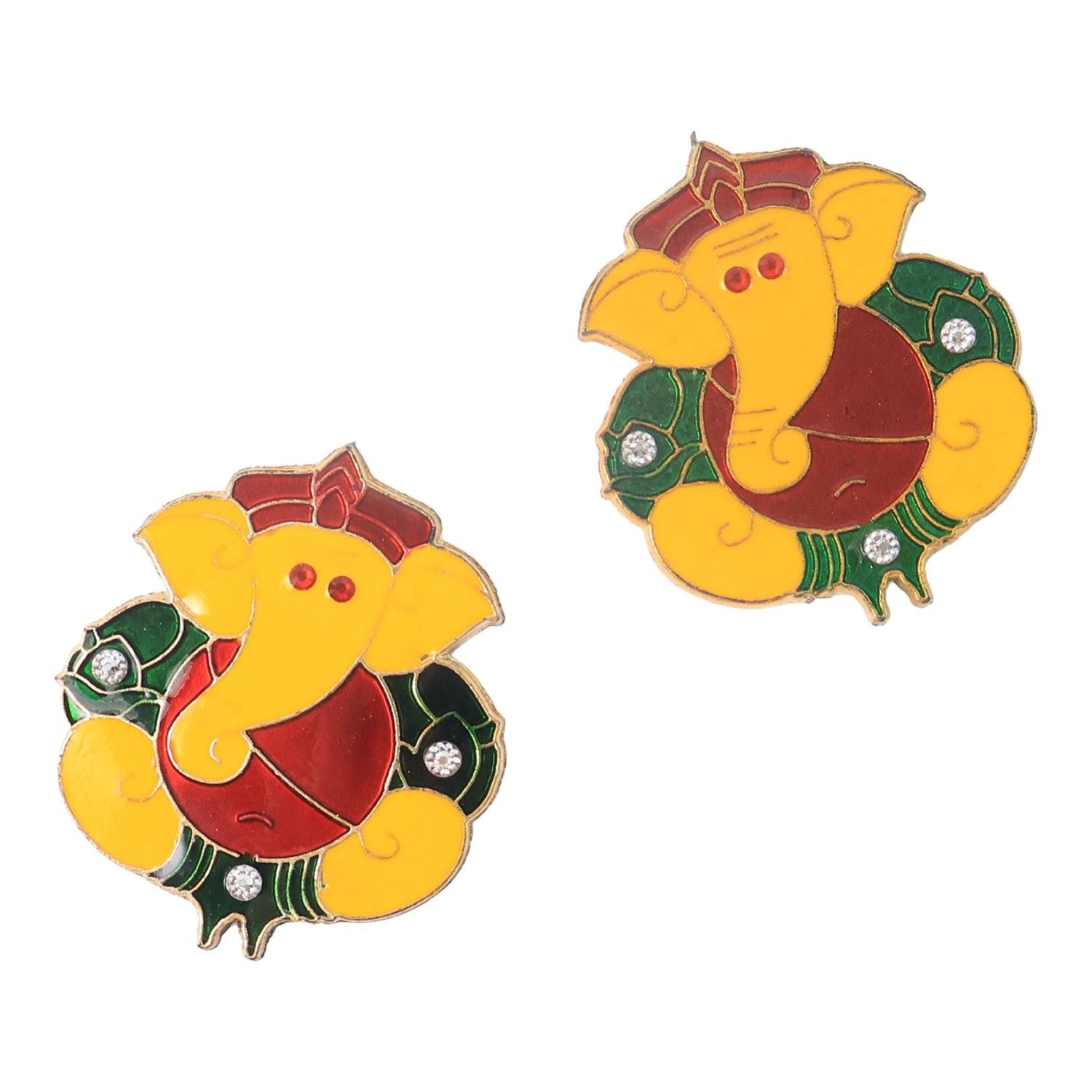 Decorative Lord Ganesha Wall Hanging Stickers (2 Pc) Decorative Lord Ganesha Wall Hanging Stickers (2 Pc)